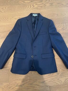 Class Club Navy Two-Button Men's Sport Coat
